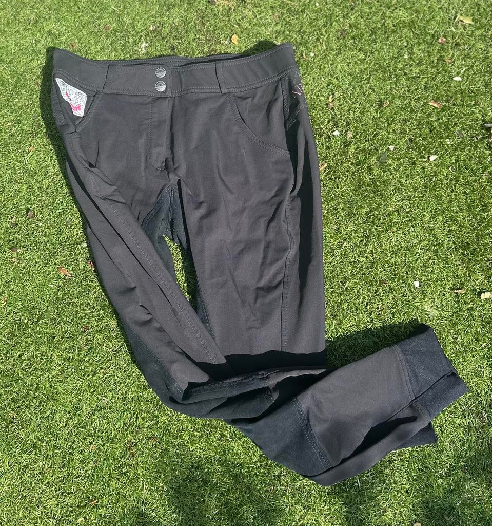 Esperado Miami FS rijbroek kunstlederen zit Navy maat 42, Dieren en Toebehoren, Paardrijkleding, Dressuur, Zo goed als nieuw, Dames