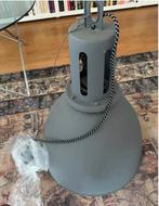 HK living Industriële hanglamp grijs metaal, Ophalen, Gebruikt, Industrieel lamp metaal, Metaal