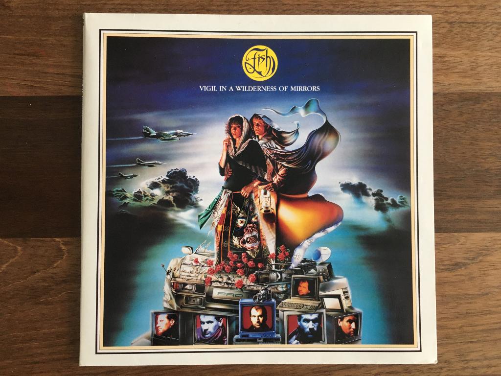 Vinyl LP Fish Vigil In A Wilderness Of Mirrors V1 MISPRINT, Progressive, Gebruikt, 1980 - 1989, Ophalen of Verzenden