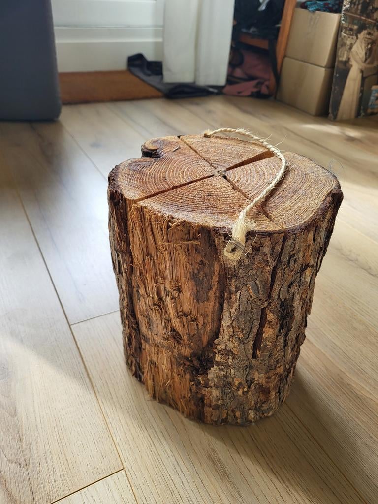 Zweedse fakkel | Houtblok, Ophalen, Hout