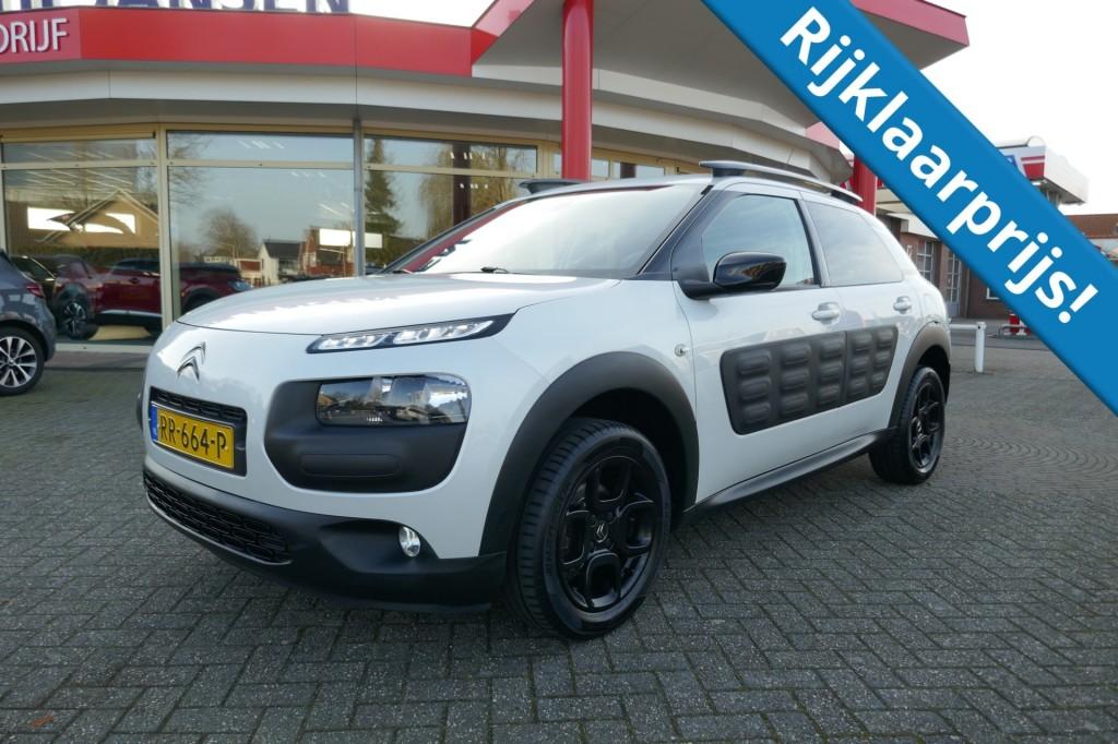 Citroen C4 1.2 PURETECH SHINE AUTOMAAT  110 PK  NAVI/CAMERA/, Euro 6, Met garantie (alle), 920 kg, Wit