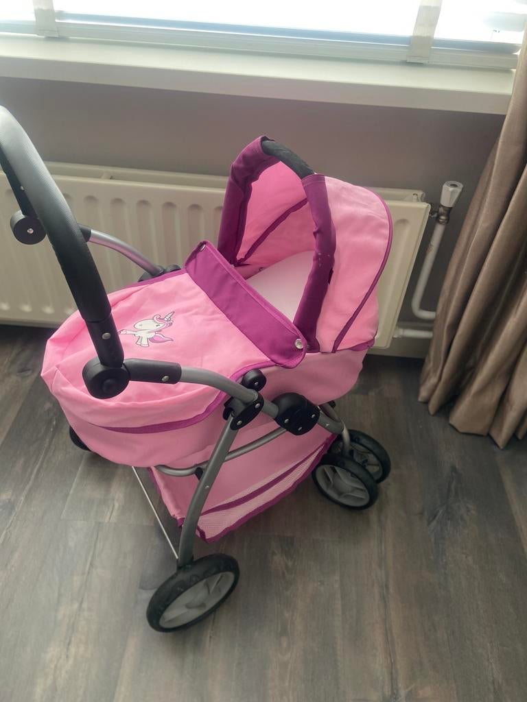 Poppenwagen, Kinderen en Baby's, Speelgoed | Poppen, Ophalen, Zo goed als nieuw, Babypop