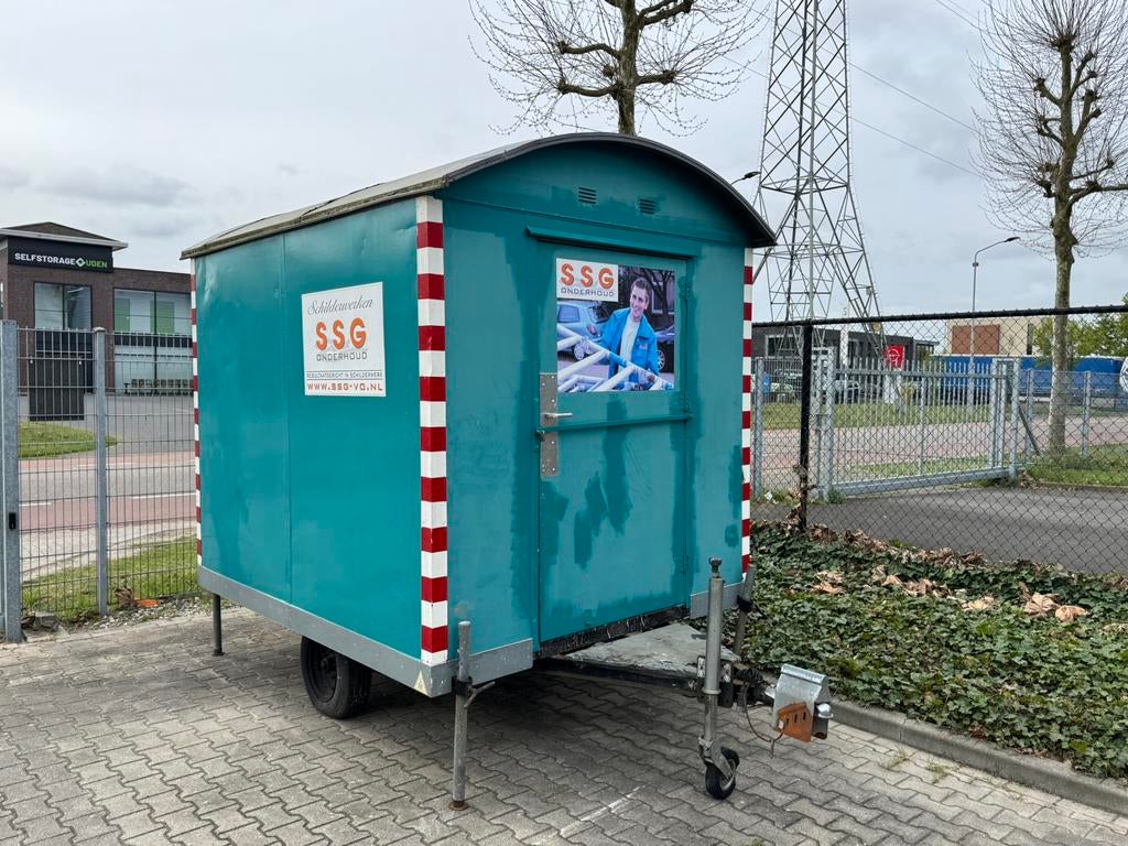 Bouwkeet, Ophalen, Gebruikt