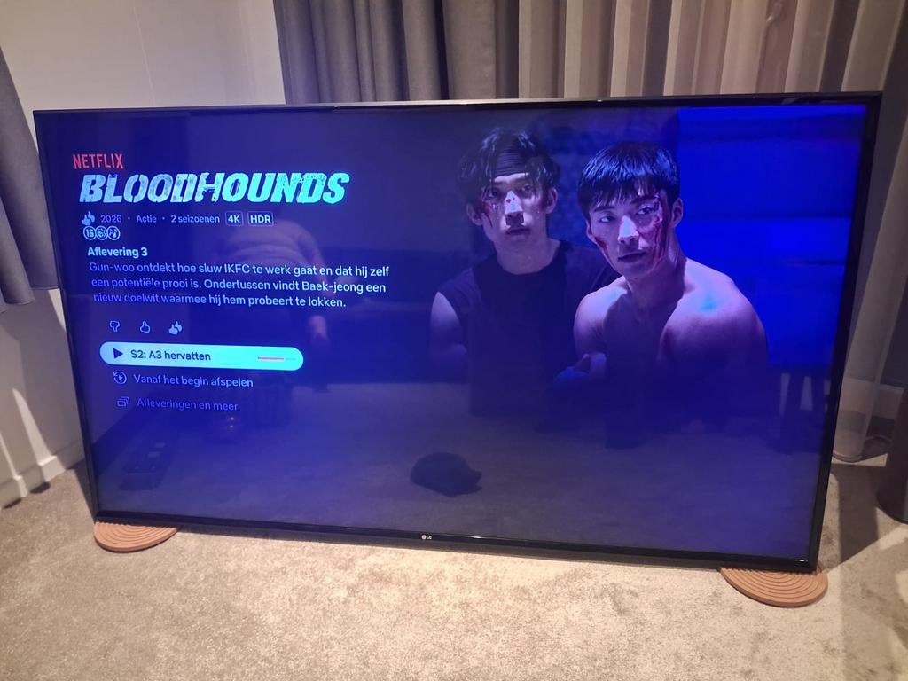 Lg tv 65 inch, Audio, Tv en Foto, Televisies, Ophalen, 100 cm of meer, 50 Hz, LG