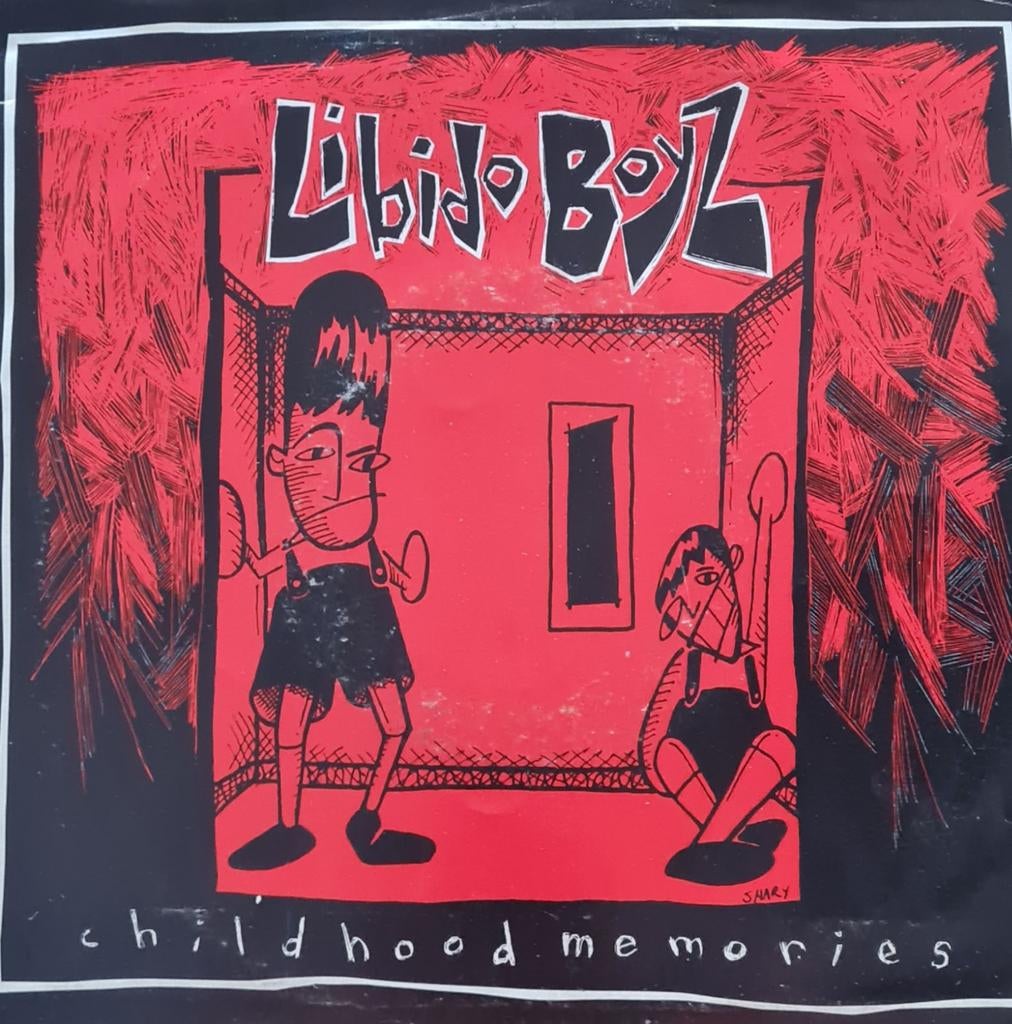 LIBIDO BOYZ  - CHILDHOOD MEMORIES (ROOD TRANSPARANT VINYL), Ophalen of Verzenden, Gebruikt