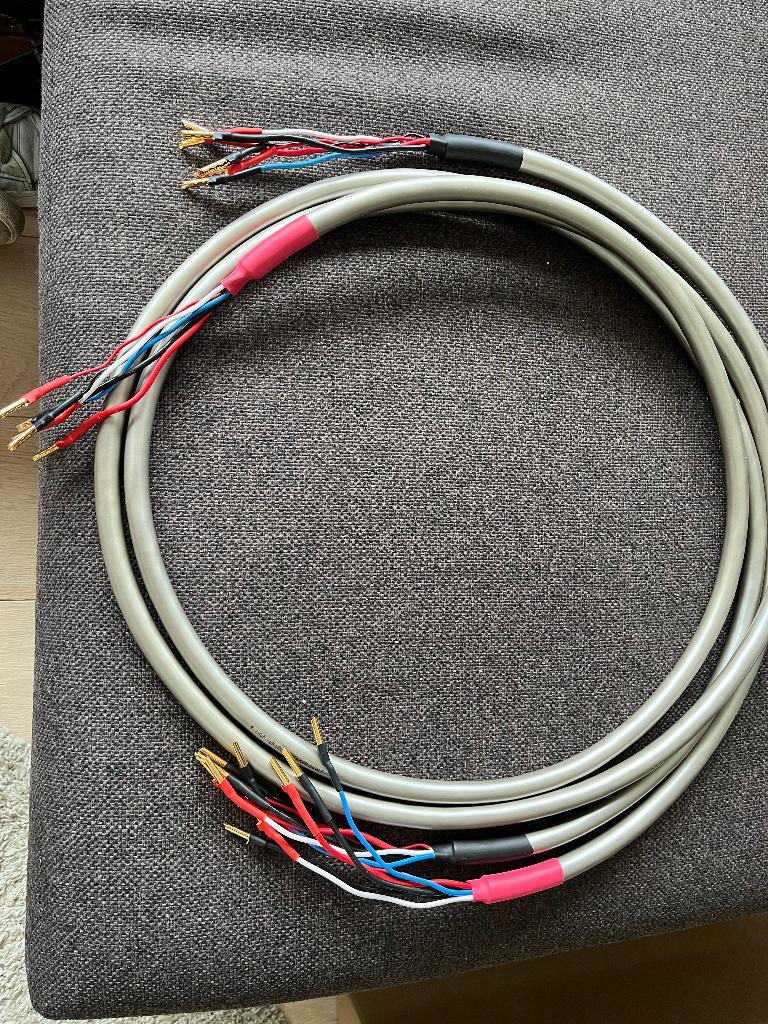 Linn K60 Triple Aktiv Speakers Cables in very mint condition, Audio, Tv en Foto, Luidsprekers, Overige merken, Ophalen of Verzenden