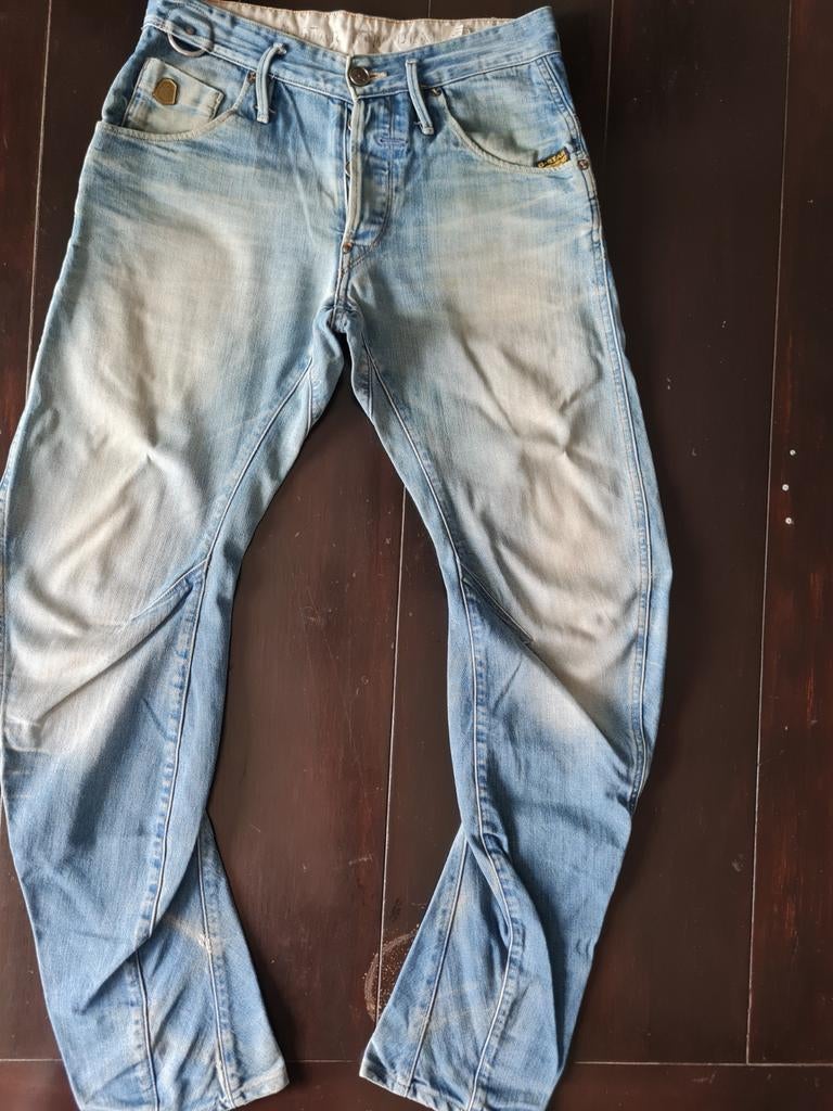 CLASSIC G STAR RAW NEW RILEY 3D LOOSE TAPERED JEANS 30/32!!, G-Star Raw, Blauw, W32 (confectie 46) of kleiner, Ophalen of Verzenden