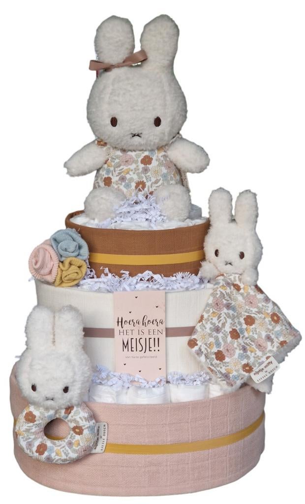 Nijntje luiertaart , babyshower , kraamkado, Kraamcadeau, Babycadeau-idee, Nieuw, Ophalen of Verzenden