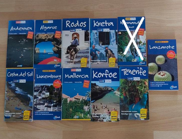 ANWB Extra Reisgidsen - Diverse bestemmingen, Boeken, Reisgidsen, Gelezen, Reisgids of -boek, Benelux, ANWB, Ophalen of Verzenden