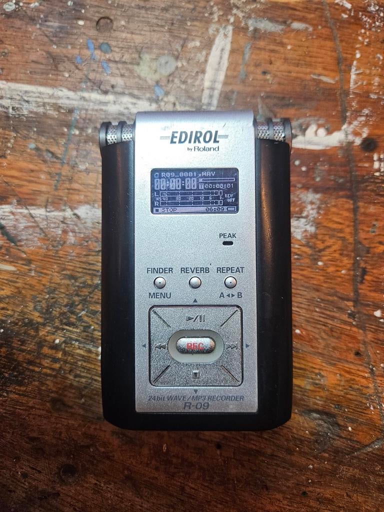 Edirol by Roland R-09 24-bit WAVE/MP3 Recorder, Audio, Tv en Foto, Ophalen of Verzenden, Gebruikt
