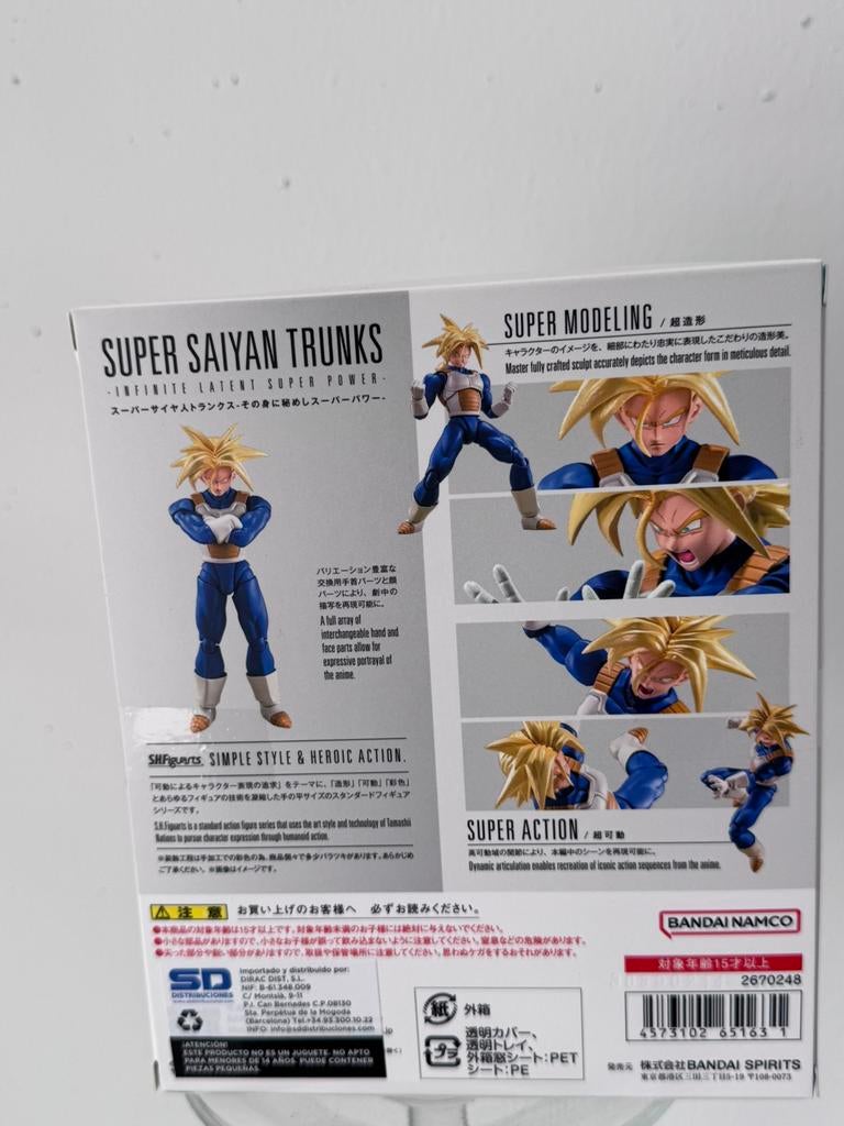 Dragon Ball Trunks SH Figuarts NIEUW – €55, Ophalen of Verzenden, Zo goed als nieuw