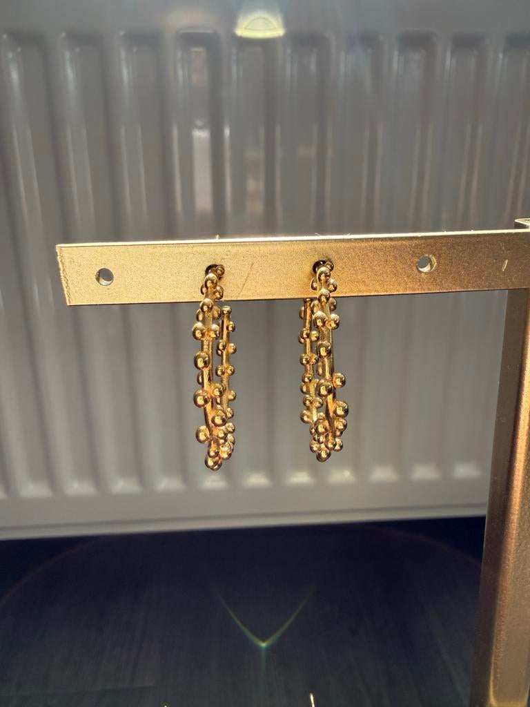 Gouden oorbellen met bolletjes van My Jewellery, NIEUW!, Overige materialen, Hangers, Nieuw, Ophalen of Verzenden