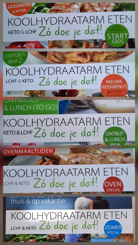 5x Koolhydraatarm eten, zo doe je dat! - Matty Barnhoorn, Ophalen of Verzenden, Zo goed als nieuw, Gezond koken