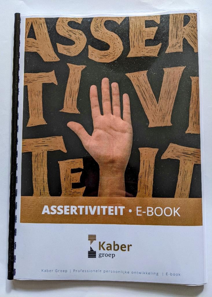 Kaber boek Assertiviteit, Verzenden, Diverse auteurs, Persoonlijkheidsleer, Nieuw