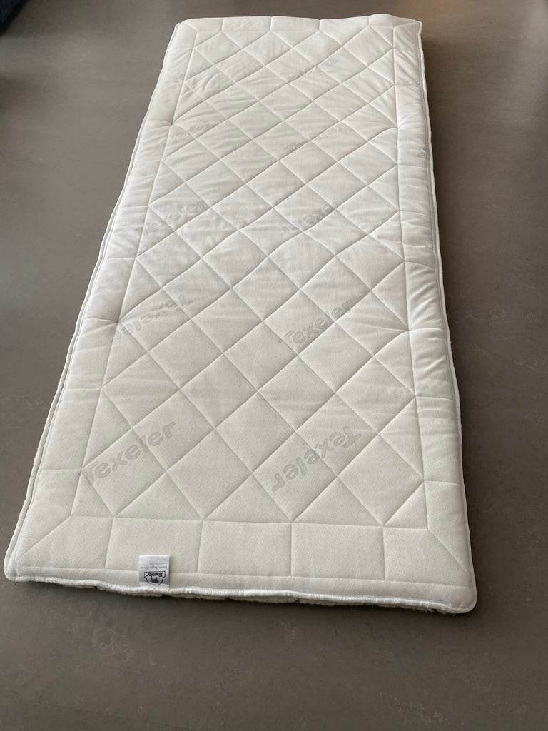 Matras topper 100x220, Eenpersoons, Wit, Overige typen, Ophalen of Verzenden