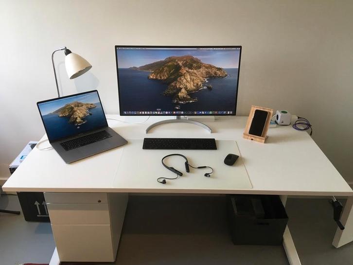 LG 32UL950-W 32 Inch 4K Nano IPS Monitor, Computers en Software, Monitoren, Zo goed als nieuw, 60 Hz of minder, DisplayPort, Thunderbolt