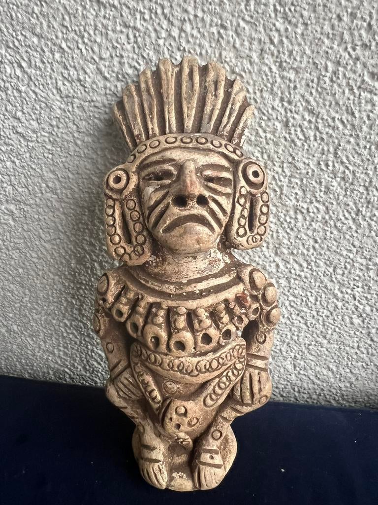 Maya astek zware stenen?beeld, Ophalen of Verzenden