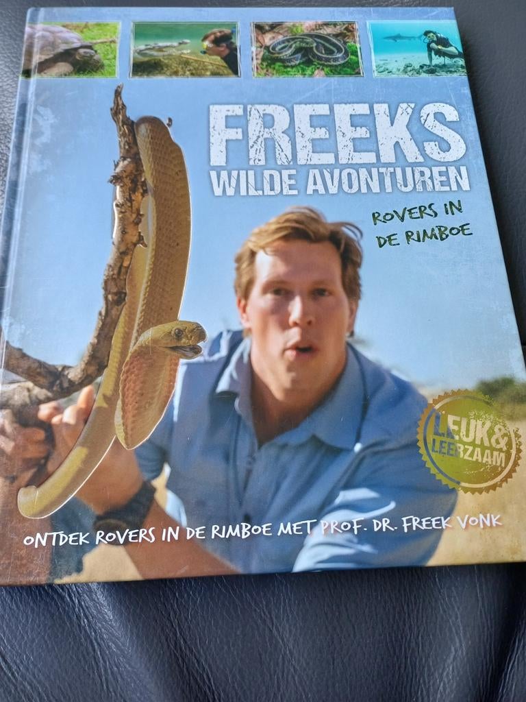 Freeks Wilde Avonturen: Rovers in de Rimboe - Freek Vonk, Ophalen of Verzenden, Zo goed als nieuw, Freek Vonk, Non-fictie