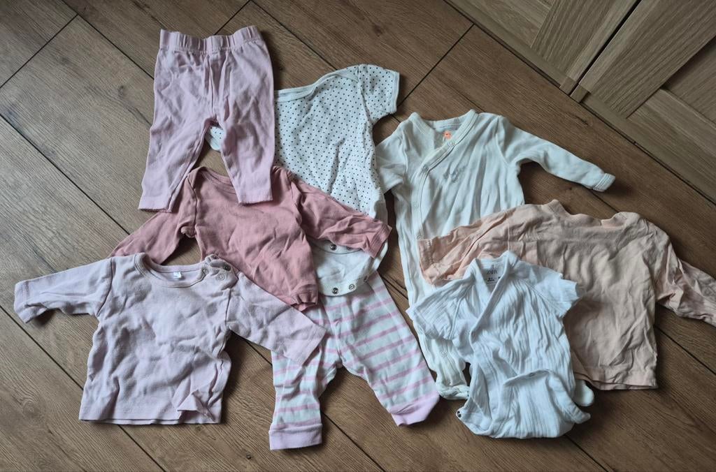 Bundeltje kleding maat 56, Kinderen en Baby's, Babykleding | Maat 56, Jongetje of Meisje, Overige typen, Gebruikt, Diverse merken