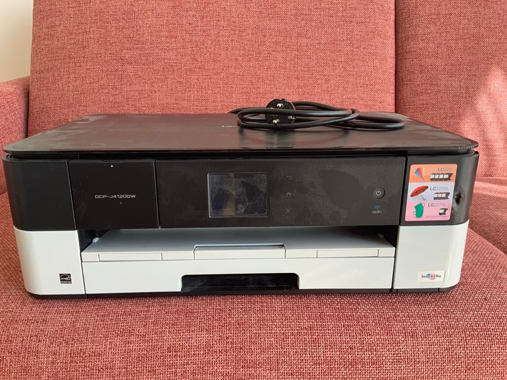 Brother DCP-J4120DW All-in-One kleureninktjetprinter, Computers en Software, Printers, Gebruikt, All-in-one, Inkjetprinter, Kleur printen