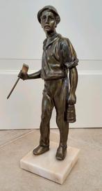 Beeld van een mijnwerker 34 cm, Ophalen of Verzenden, Zo goed als nieuw, Mens