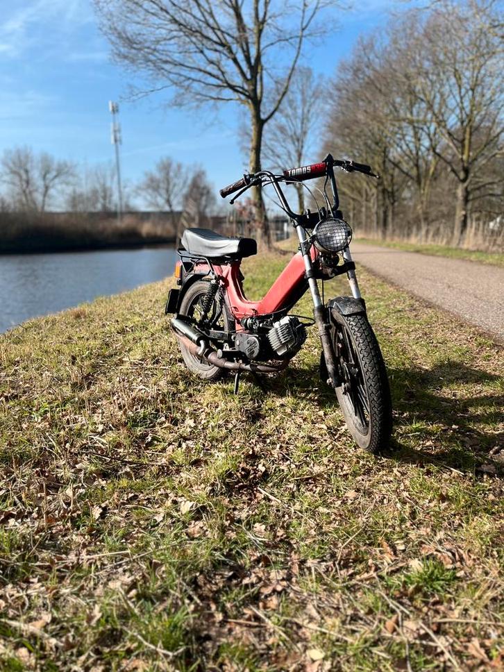 Tomos a35 65cc (BROM KENTEKEN) (WAARDEPEILING️), Fietsen en Brommers, Brommers | Tomos, Gebruikt, Standard, Maximaal 45 km/u, Ophalen