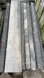 18 donker grijze antraciet stoepbanden, Ophalen, Zo goed als nieuw