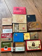 14x vintage sigarendozen sigaren Willem II tabak verzamelen, Verzamelen, Ophalen of Verzenden, Gebruikt, Tabaksdoos of Verpakking