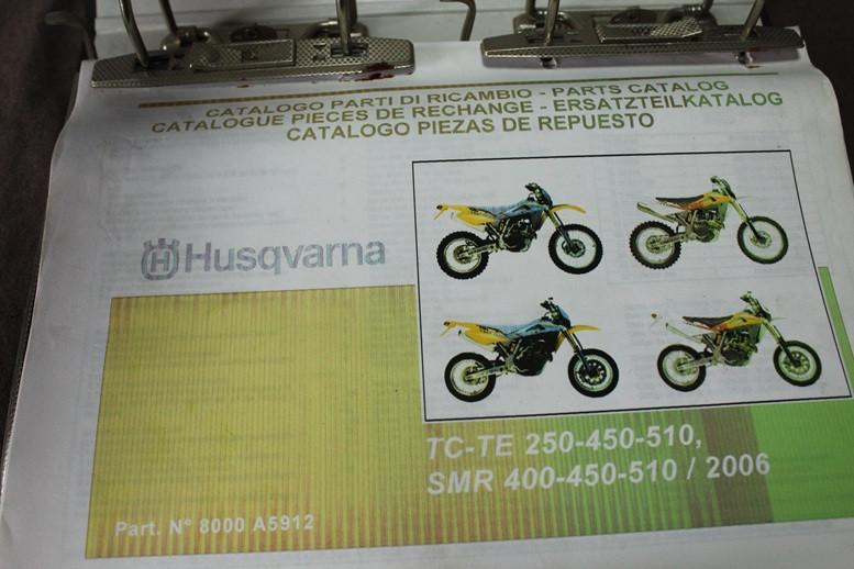 Husqvarna TC TE 250 450 510 SMR 400 450 510 2006 parts list, Ophalen of Verzenden, Yamaha