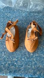 Oude suede poppenschoentjes, Ophalen of Verzenden