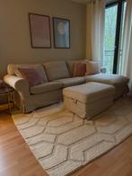 IKEA Ektorp 3-zitsbank met chaise longue beige, Ophalen, 250 tot 300 cm, Gebruikt, 75 tot 100 cm