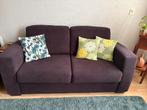 Bruine banken als nieuw, Ophalen, 150 tot 200 cm, Tweepersoons, 75 tot 100 cm