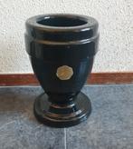 Zware porseleinen grafvaas – marmerlook (vorstbestendig), Antiek en Kunst, Ophalen of Verzenden