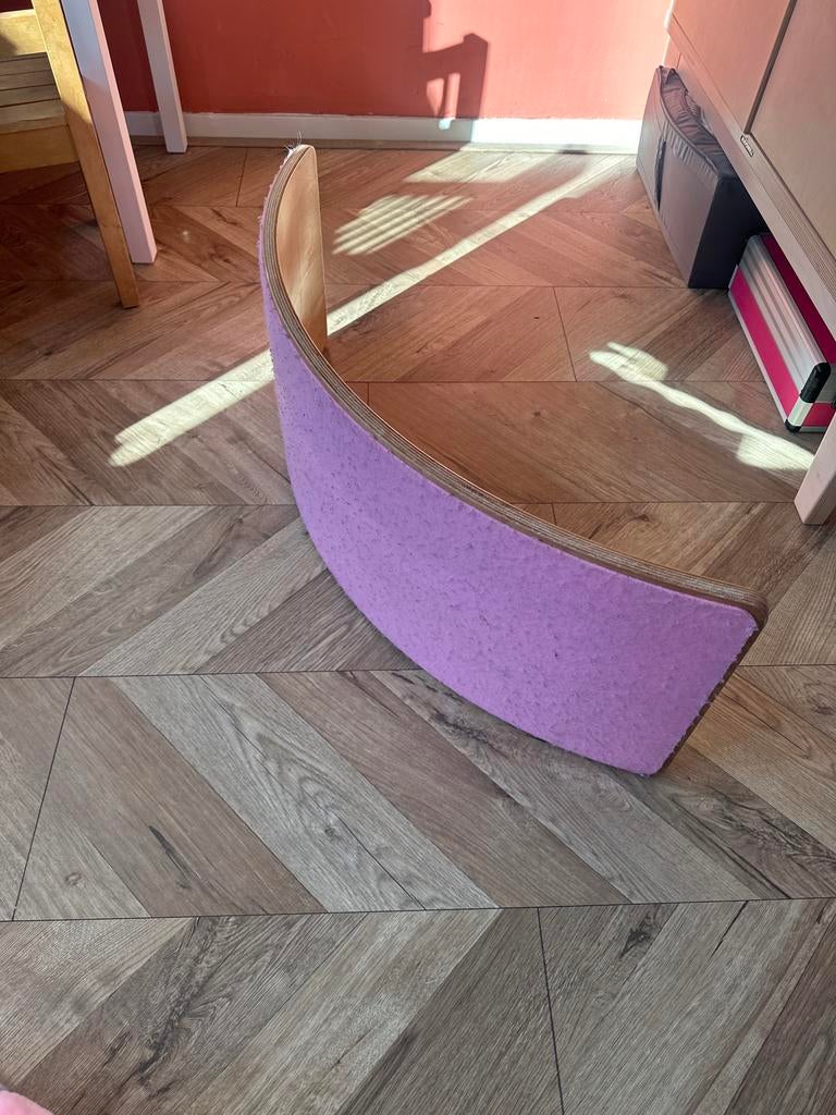 Roze Balanceboard voor Kinderen - Houten Wobbelboard, Ophalen, Gebruikt, Meisje