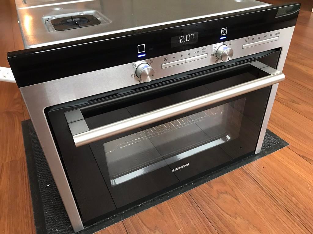 LUXE SIEMENS COMBI OVEN MAGNETRON EN GRILL, Ophalen, Zo goed als nieuw, Oven met grill, 45 tot 60 cm