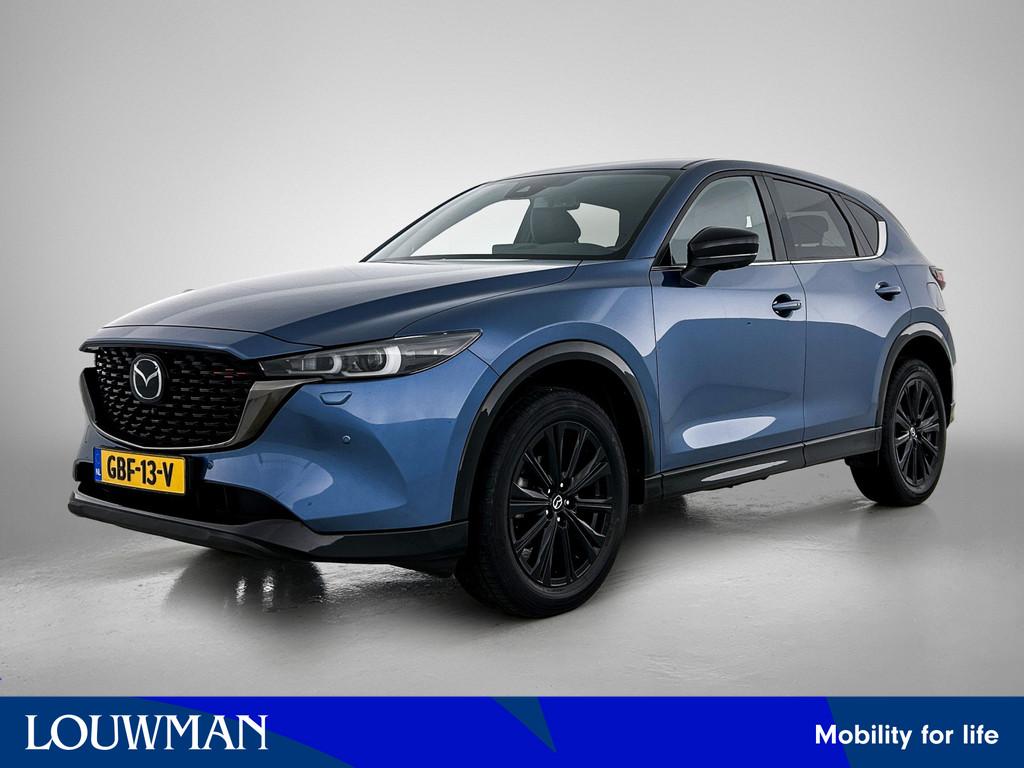 Mazda CX-5 2.0 SkyActiv-G 165 Homura (bj 2024, automaat), Auto's, Mazda, Gebruikt, 4 cilinders, Blauw, Bedrijf