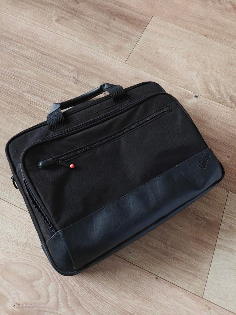 Laptoptas / Aktetas - Zwart - Met schouderband, Computers en Software, Laptoptassen, Ophalen of Verzenden, 15 inch, Gebruikt, Aktetas