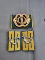 Setje Garde Jagers (oogjes), Ophalen of Verzenden, Landmacht, Nederland, Embleem of Badge