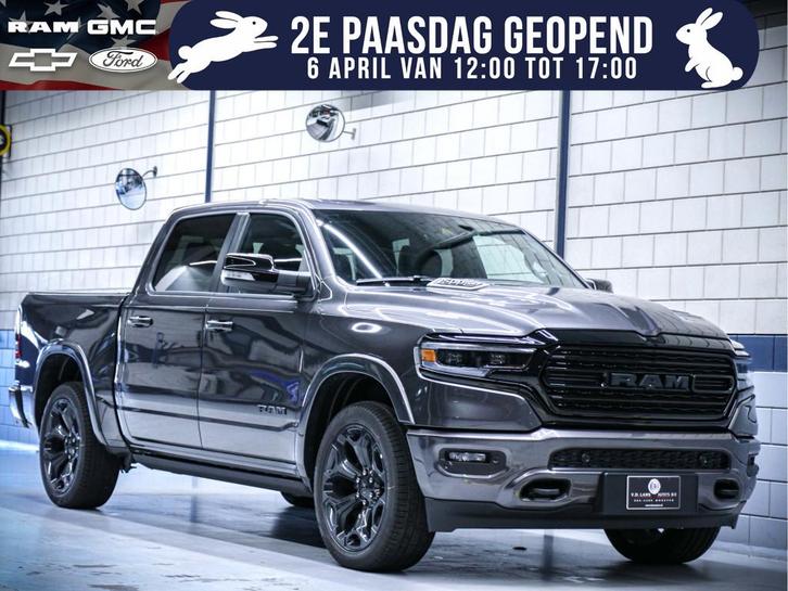Dodge Ram 1500 Limited Night Edition | Luchtvering | Head-Up, Auto's, Dodge, Bedrijf, Te koop, RAM 1500, 4x4, Centrale vergrendeling