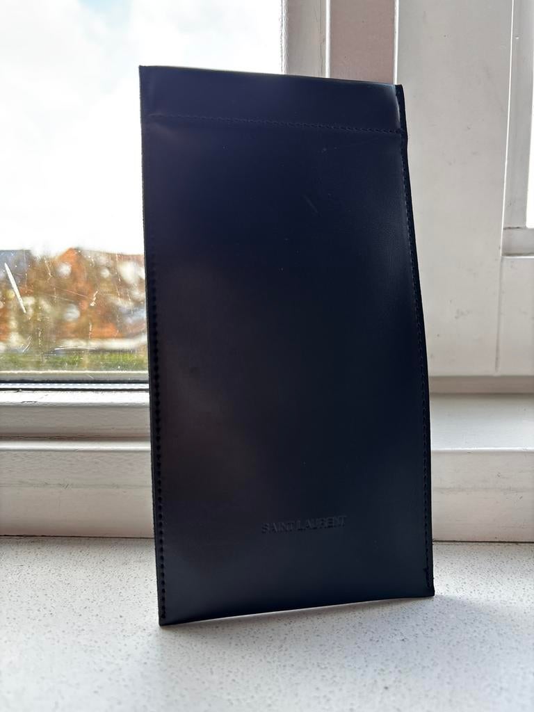 Saint Laurent brillenkoker, Overige merken, Zwart, Ophalen of Verzenden, Zo goed als nieuw