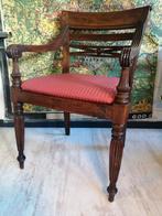 PRACHTIGE ANTIEKE ENGELSE ARM CHAIR BURO STOEL IN TOPSTAAT, Ophalen