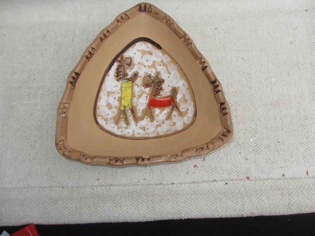 Vintage Fratelli Fanciullacci vaas en schaal, Ophalen of Verzenden