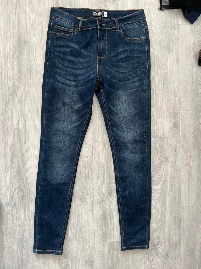 Icon Amsterdam Skinny Jeans Maat 30 - Zo goed als nieuw, Kleding | Heren, Ophalen of Verzenden, Zo goed als nieuw, Blauw, Overige jeansmaten
