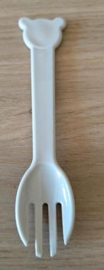 NIEUW*BEIGE KUNSTSTOF VORKJE, Verzenden, Nieuw, Kunststof, Los bestek