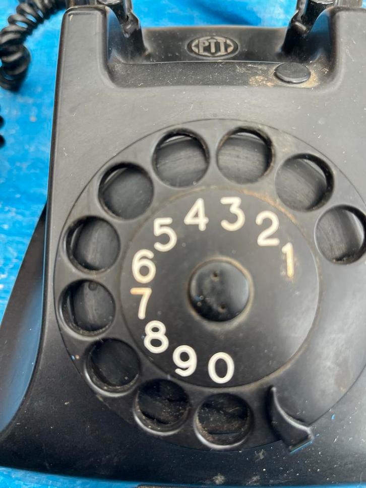 Vintage Ericsson bakelieten telefoon PTT logo 1929, Antiek en Kunst, Antiek | Overige Antiek, Ophalen of Verzenden