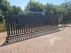 Nieuwe moderne schuifpoort 'Sydney' in 4m en 5m compleet!, Met poort, Nieuw, IJzer, Spijlenhekwerk