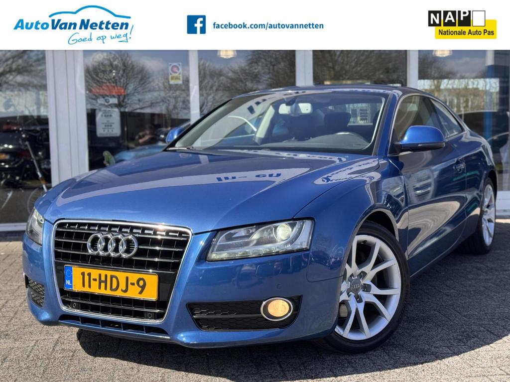 Audi A5 Coupé 3.2 FSI V6 265pk,Leder,Pro Line,Xenon,Navi,Lm, Auto's, Cruise Control, Gebruikt, Zwart, Bedrijf