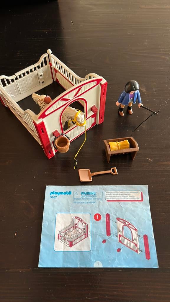 Playmobil 5107 knabstrupper paard, Kinderen en Baby's, Speelgoed | Playmobil, Ophalen of Verzenden, Zo goed als nieuw
