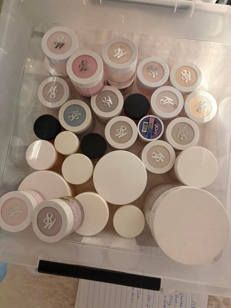 Diverse Acryl poeders (Kiara Sky/Glits and Glams/H&F Beauty), Ophalen of Verzenden, Zo goed als nieuw, Overige kleuren, Handen en Nagels