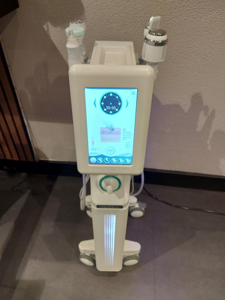 Hydra facial, Ophalen